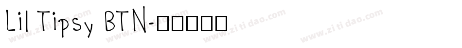 Lil Tipsy BTN字体转换